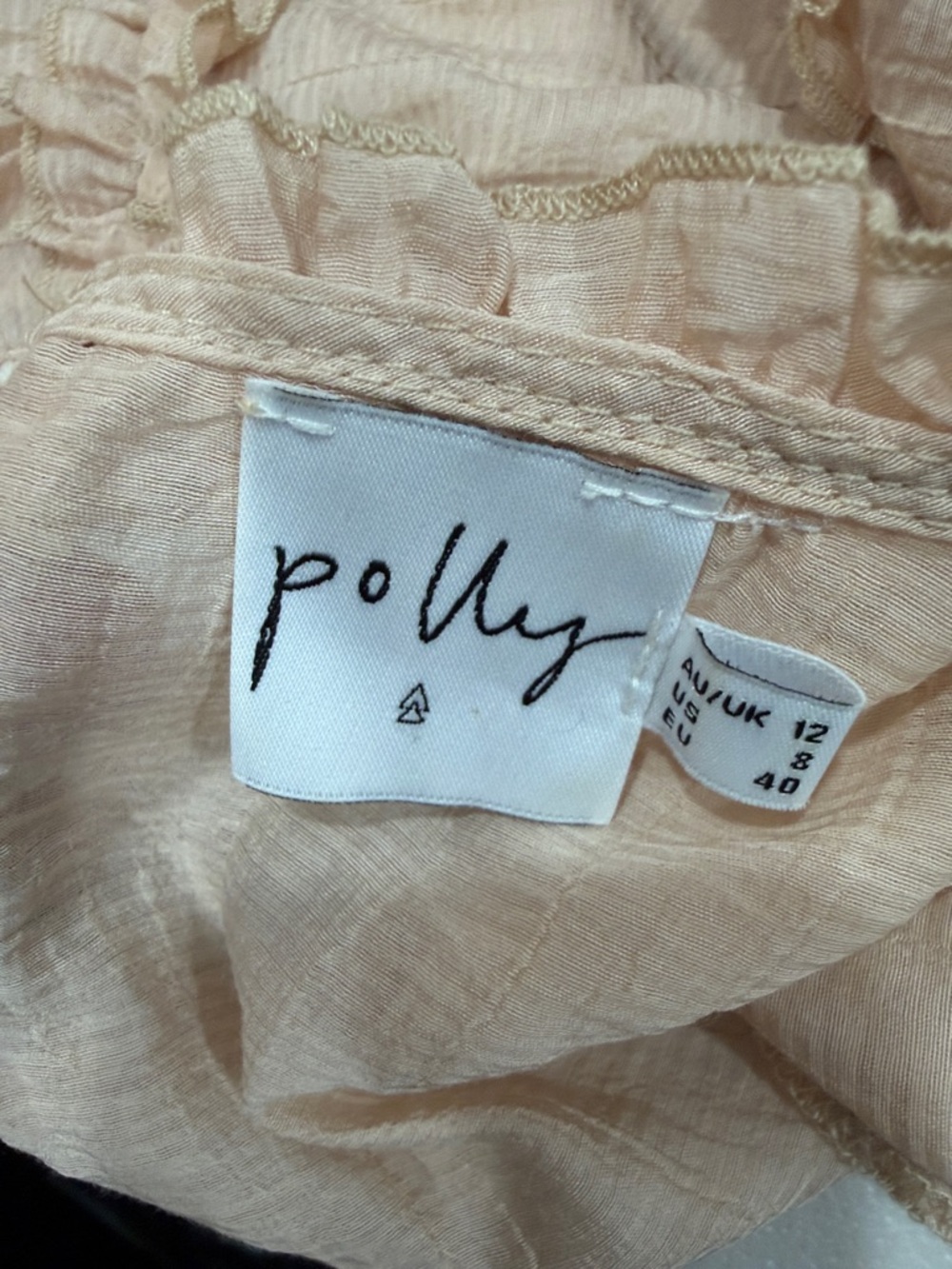 Princess Polly Pink Ruffle Mini Dress Open Back Long Sleeve 8 Pastel Party - Picture 10 of 11